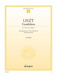 Franz Liszt: Gondoliera (noty na klavír)