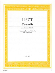 Franz Liszt: Tarantella (noty na klavír)