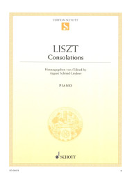 Franz Liszt: Consolations (noty pro klavír)