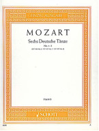 W.A. Mozart: Six German Dances No. 1-3 (noty na klavír)