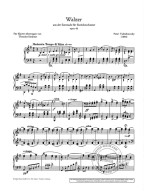 P.I. Čajkovskij: Waltz op. 48 (noty na klavír)