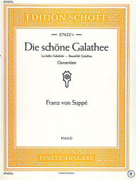Franz von Suppé: Beautifule Galathea - Overture (noty na klavír)