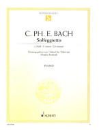 Johann Sebastian Bach: Solfeggietto C minor (noty na klavír)