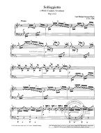 Johann Sebastian Bach: Solfeggietto C minor (noty na klavír)
