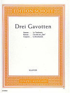 François Couperin, Jean-Philippe Rameau: 3 Gavottes (noty na klavír)
