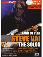 Lick Library: Learn To Play Steve Vai - The Solos (DVD & CD) (video škola hry na kytaru)