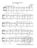 Erik Satie: Gymnopedie 1 (noty na klavír)