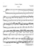 Johann Pachelbel: Kanon (noty na snadný klavír)
