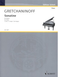 Alexandr T. Grečaninov: Sonatine G Major Op. 110 (noty na klavír)