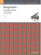 Friedrich Burgmüller: 25 Easy Studies op. 100 (noty na klavír)