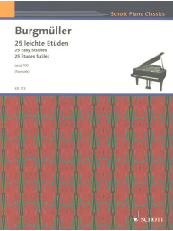 Friedrich Burgmüller: 25 Easy Studies op. 100 (noty na klavír)