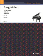 Friedrich Burgmüller: 18 Studies op. 109 (noty na klavír)