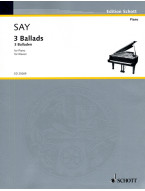 Fazil Say: 3 Ballads op. 12 (noty na klavír)