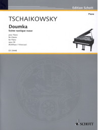 P.I. Čajkovskij: Dumka op. 59 (noty na klavír)