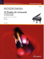 Moritz Moszkowski: 15 Virtuoso Studies op. 72 (noty na klavír)