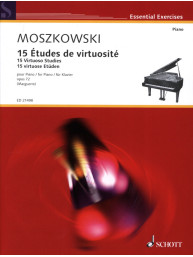 Moritz Moszkowski: 15 Virtuoso Studies op. 72 (noty na klavír)