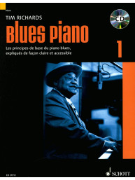 Tim Richards: Blues Piano Band 1 (noty na klavír)(+audio)