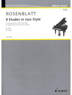 Alexander Rosenblatt: 8 Etudes in Jazz Style (noty na klavír)