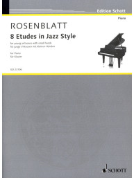 Alexander Rosenblatt: 8 Etudes in Jazz Style (noty na klavír)