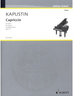 Nikolaj Kapustin: Capriccio op. 71 (noty na klavír)