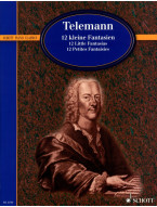 Georg Philipp Telemann: 12 Little Fantasies (noty na klavír)