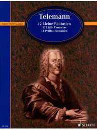 Georg Philipp Telemann: 12 Little Fantasies (noty na klavír)