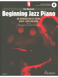 Tim Richards: Beginning Jazz Piano 1 (noty na klavír)(+audio)