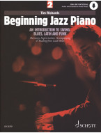 Tim Richards: Beginning Jazz Piano 2 (noty na klavír)(+audio)