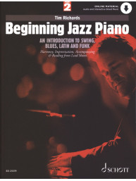 Tim Richards: Beginning Jazz Piano 2 (noty na klavír)(+audio)