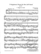 Nikolaj Kapustin: 7 Polyphonic Pieces for the Left Hand op. 87 (noty na klavír)