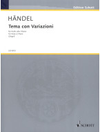 Georg Friedrich Händel: Theme And Variations (noty na klavír)