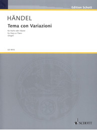 Georg Friedrich Händel: Theme And Variations (noty na klavír)