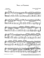 Georg Friedrich Händel: Theme And Variations (noty na klavír)