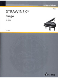 Igor Stravinskij: Tango (noty na klavír)