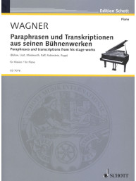 Richard Wagner: Paraphrases and Transcriptions (noty na klavír)