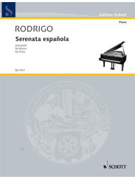 Joaquín Rodrigo: Serenata Espagnol (noty na klavír)