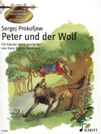 Sergej Prokofjev: Peter & Wolf Opus 67 / Petr a vlk (noty na snadný klavír)