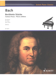 Johann Sebastian Bach: Famous Pieces (noty na klavír)
