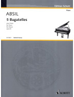 Jean Absil: 5 Bagatelles op. 61 (noty na klavír)