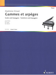Madeleine Dinsart: Scales and Apreggios (noty na klavír)