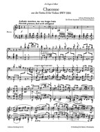 J.S. Bach: Chaconne From The Partita II BWV 1004 - Busoni (noty na klavír)