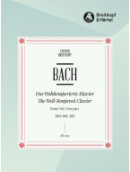 J.S. Bach: The Well–tempered Clavier 1 (noty na klavír)