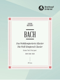 J.S. Bach: The Well–tempered Clavier 1 (noty na klavír)