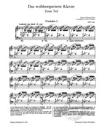 J.S. Bach: The Well–tempered Clavier 1 (noty na klavír)