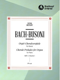 J.S. Bach: Chorale Preludes for Organ 1 - Busoni (noty na klavír)