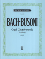 J.S. Bach: Chorale Preludes for Organ 2 - Busoni (noty na klavír)
