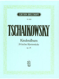 P.I. Čajkovskij: Album for Children op. 39 (noty na klavír)