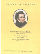 Franz Schubert: Klavierwerke 1, Sonaten 1, D 845, 850, 664, 568, 784 (noty na klavír)