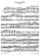 Franz Schubert: Klavierwerke 1, Sonaten 1, D 845, 850, 664, 568, 784 (noty na klavír)