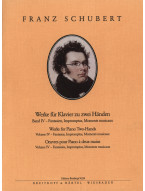 Franz Schubert: Klavierwerke 4, Fantasien, Impromptus, Moments musicaux (noty na klavír)
